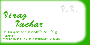 virag kuchar business card